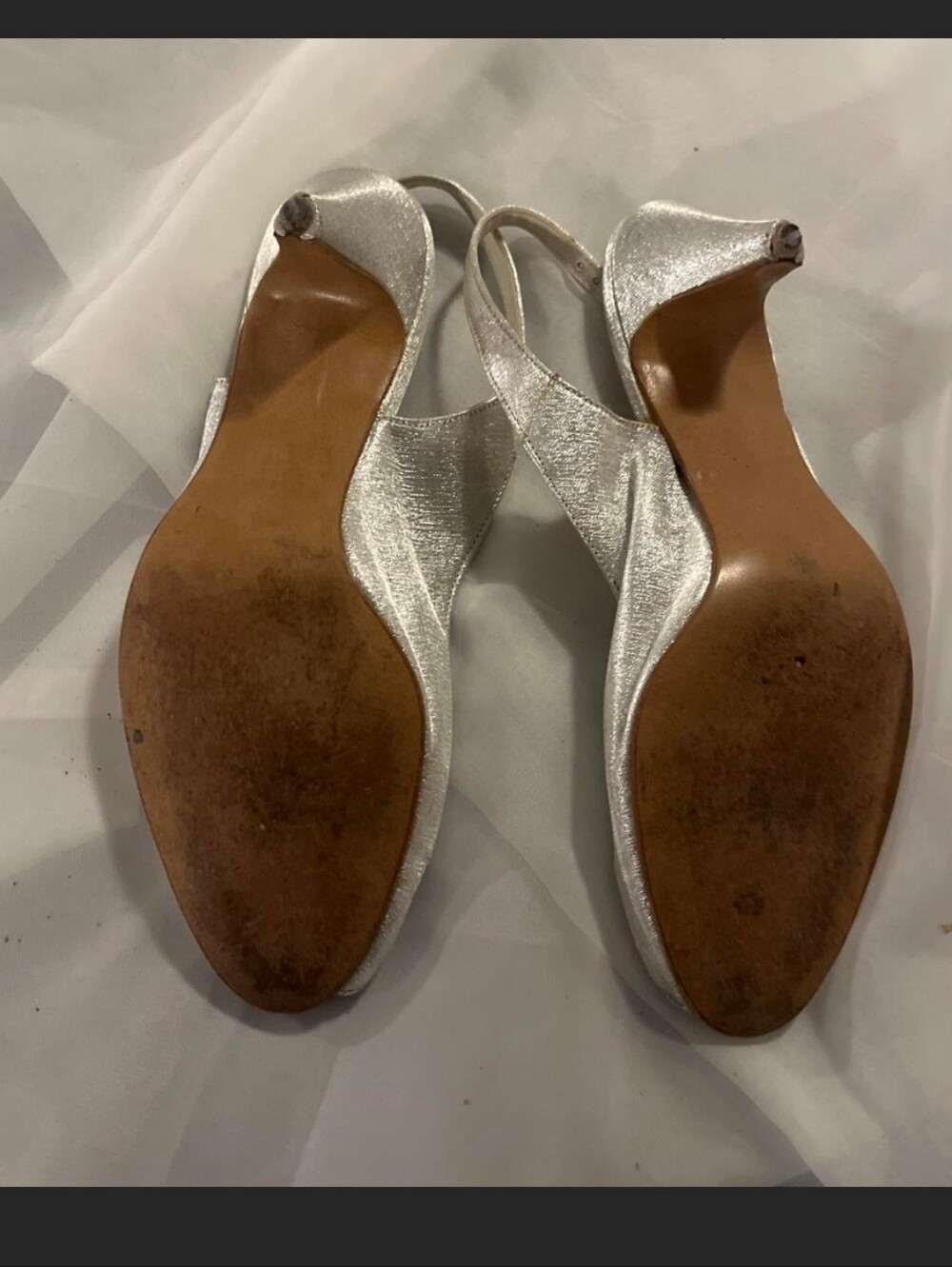 Vintage 1950s /60s Hush Puppies Low Rise Kitten Heels, 7 - Picture 3 of 6